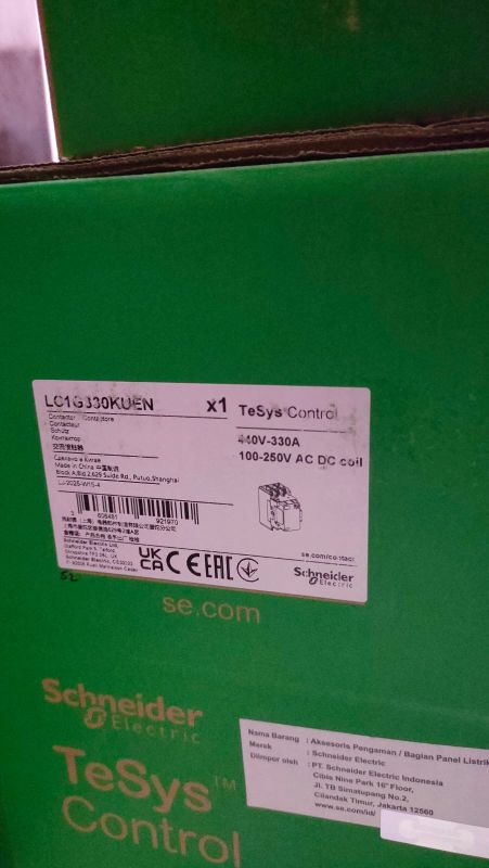 AC Magnetic Contactor 150kW/250A/400 V/Coil 220 V