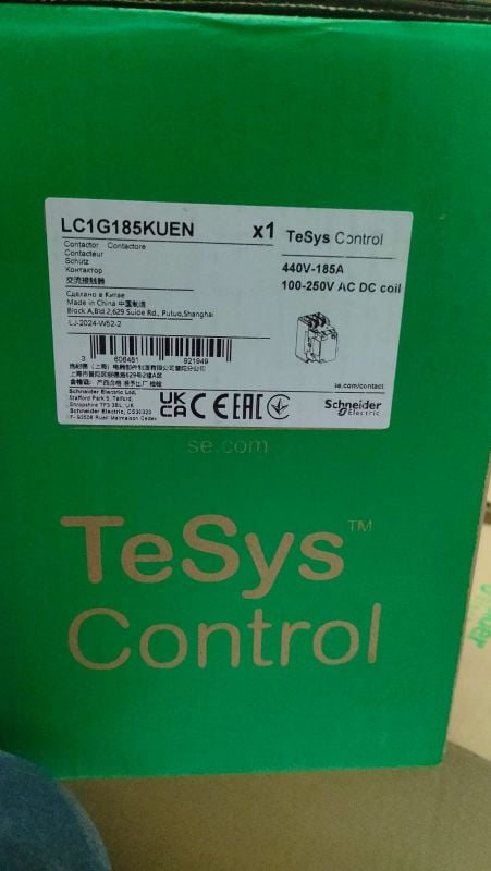 AC Magnetic Contactor 55 kW/115A/400 V/Coil 220 V