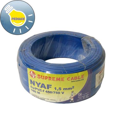 Cable NYAF 1 x 1.5 sqmm - Blue  - 450/750 V
