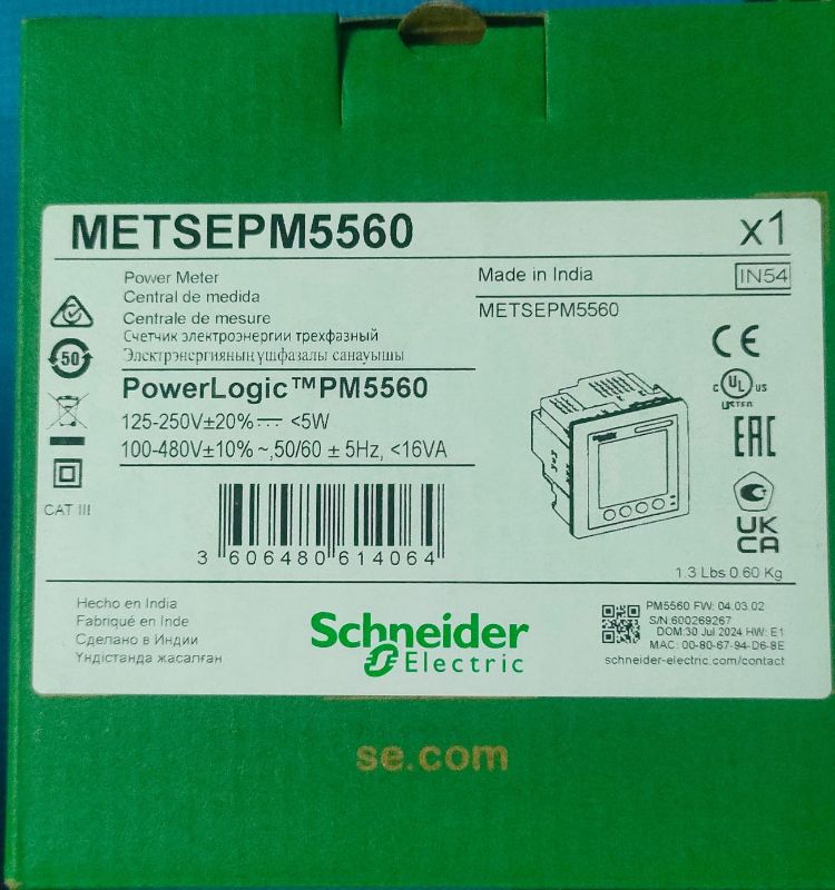 PM (Power Meter) /125-250V+20% < 5W/100-480V+10% ~ 50/60 +5hZ < 16VA