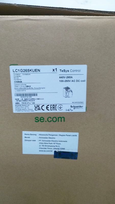 AC Magnetic Contactor 110kW/250A/400 V/Coil 220 V
