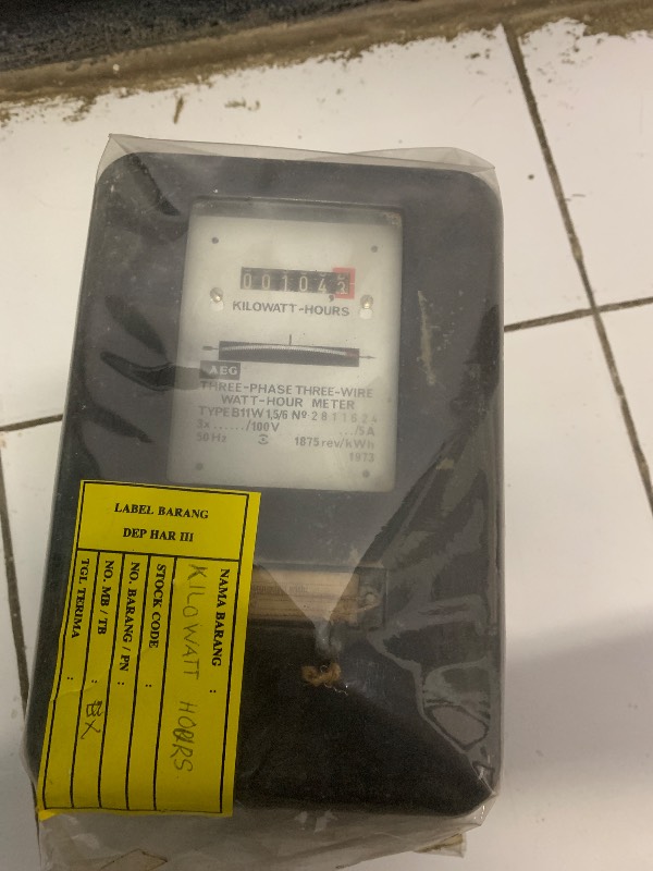 kWh Meter Analog