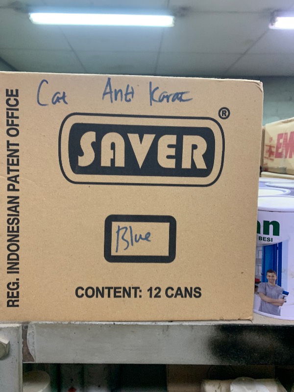 Cat Anti Karat / Chemical Resistant Paint - Biru  - 5 Kg + Thinner