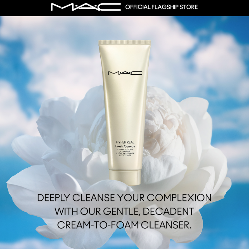 MAC Hyper Real Fresh Canvas Cream-To-Foam Cleanser 125 ml
