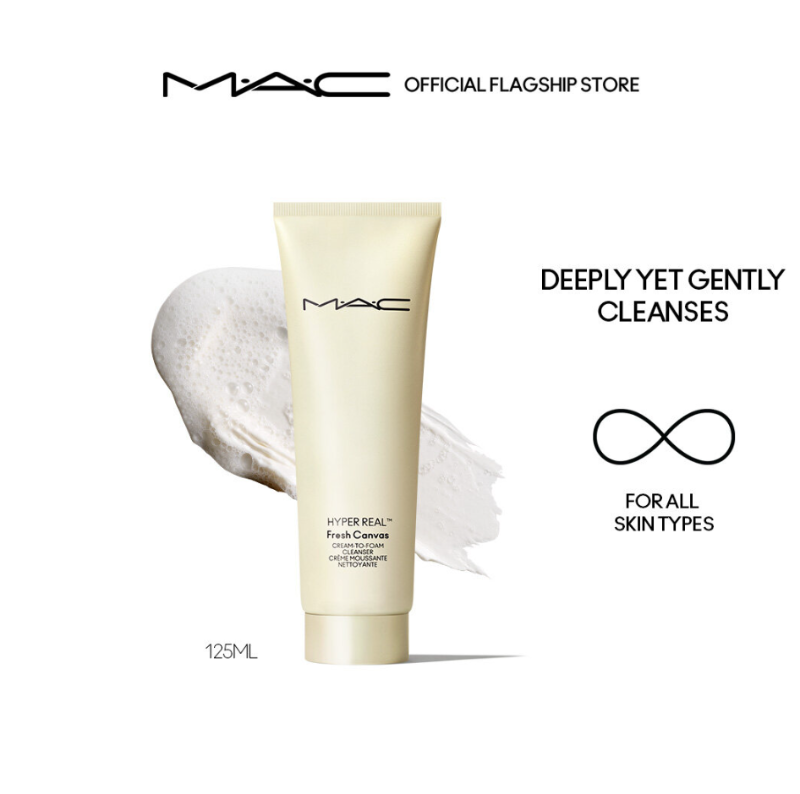 MAC Hyper Real Fresh Canvas Cream-To-Foam Cleanser 125 ml