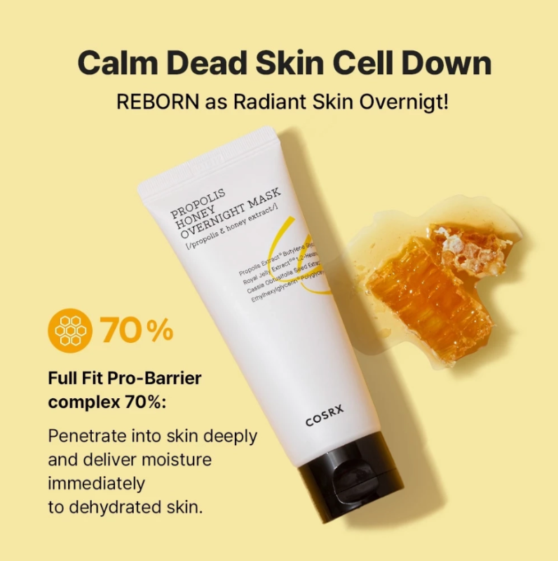 COSRX Full Fit Propolis Honey Overnight Mask 60ml