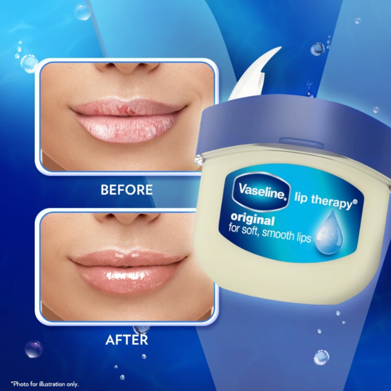 Vaseline Lip Therapy Original Lip Balm Mini with Petroleum Jelly
