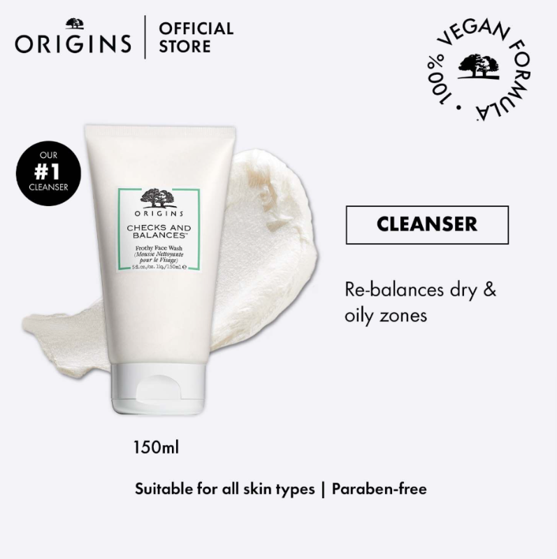 Origins Checks and Balances™
Frothy Face Wash