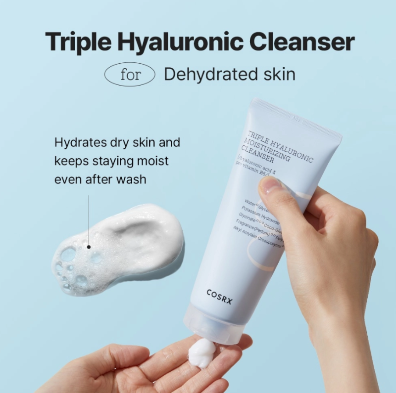 COSRX Hydrium Triple Hyaluronic Moisturizing Cleanser