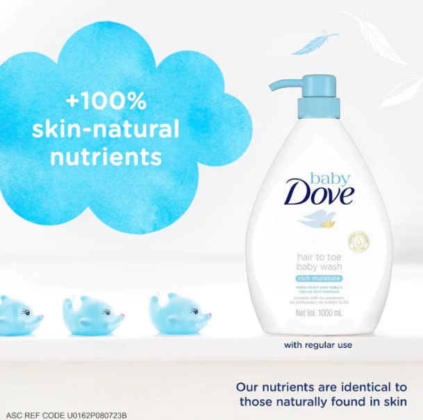 Dove Baby Hair To Toe Wash Rich Moisture