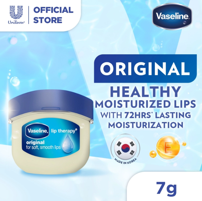 Vaseline Lip Therapy Original Lip Balm Mini with Petroleum Jelly