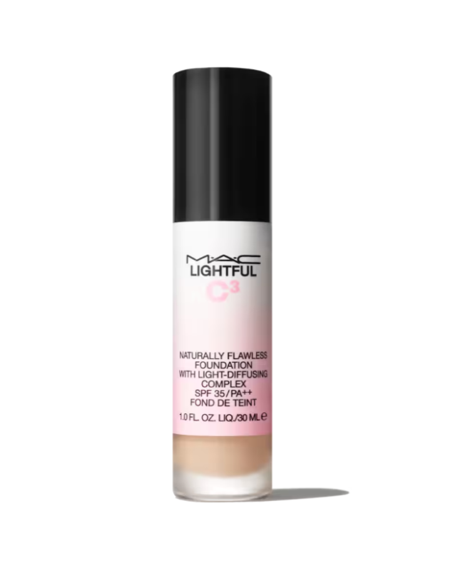 MAC Lightful C³ Naturally Flawless Foundation With Light-Diffusing Complex SPF 35 / PA++ NC40