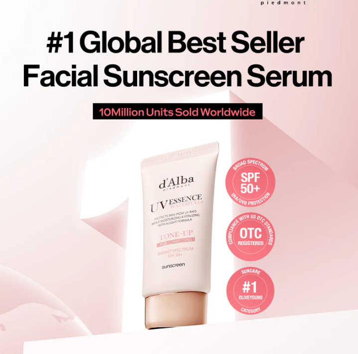 D'Alba Waterfull Tone-Up Sunscreen