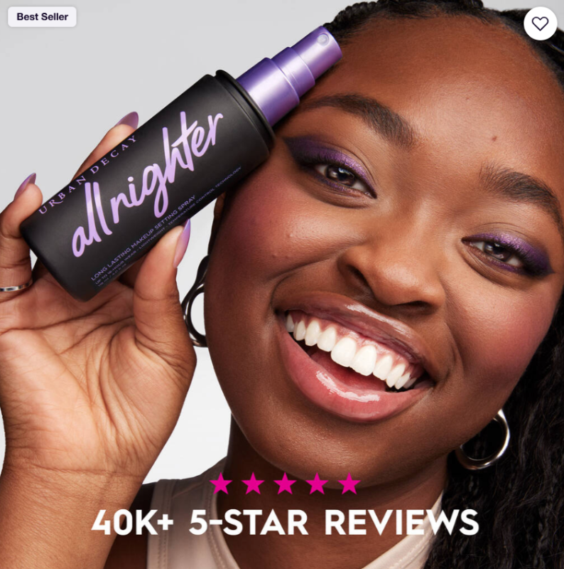Urban Decay All Nighter Waterproof Makeup Setting Spray