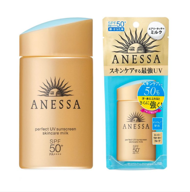 Shiseido Anessa Perfect UV Sunscreen Skin Care Milk SPF50+ PA++++