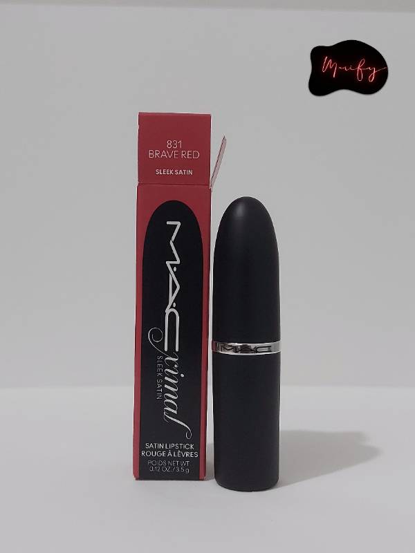 Macximal Sleek Satin Lipstick 831 Brave Red