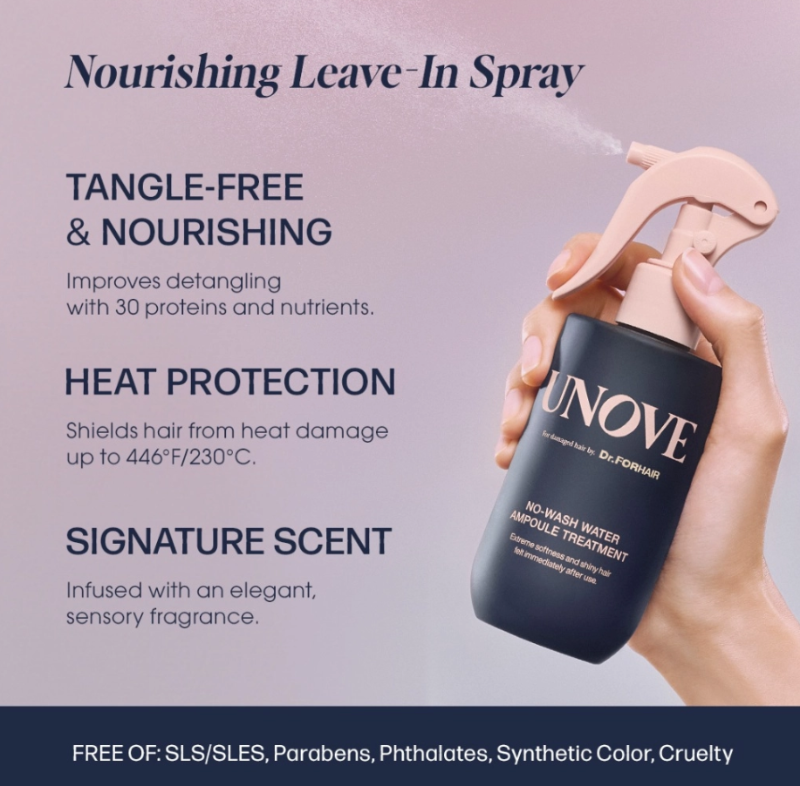 UNOVE No-wash Water Ampoule Treatment