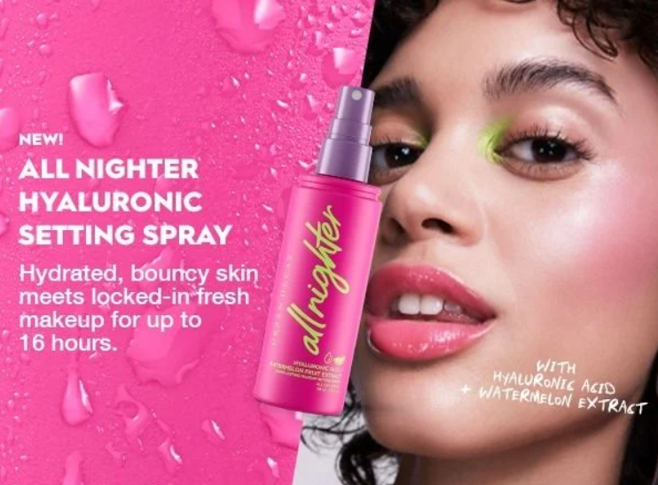 Urban Decay All Nighter Hyaluronic Acid Dewy Setting Spray
