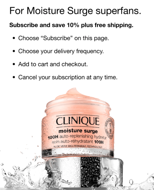 Clinique Moisture Surge™ 100H Auto-Replenishing Hydrator 15ml