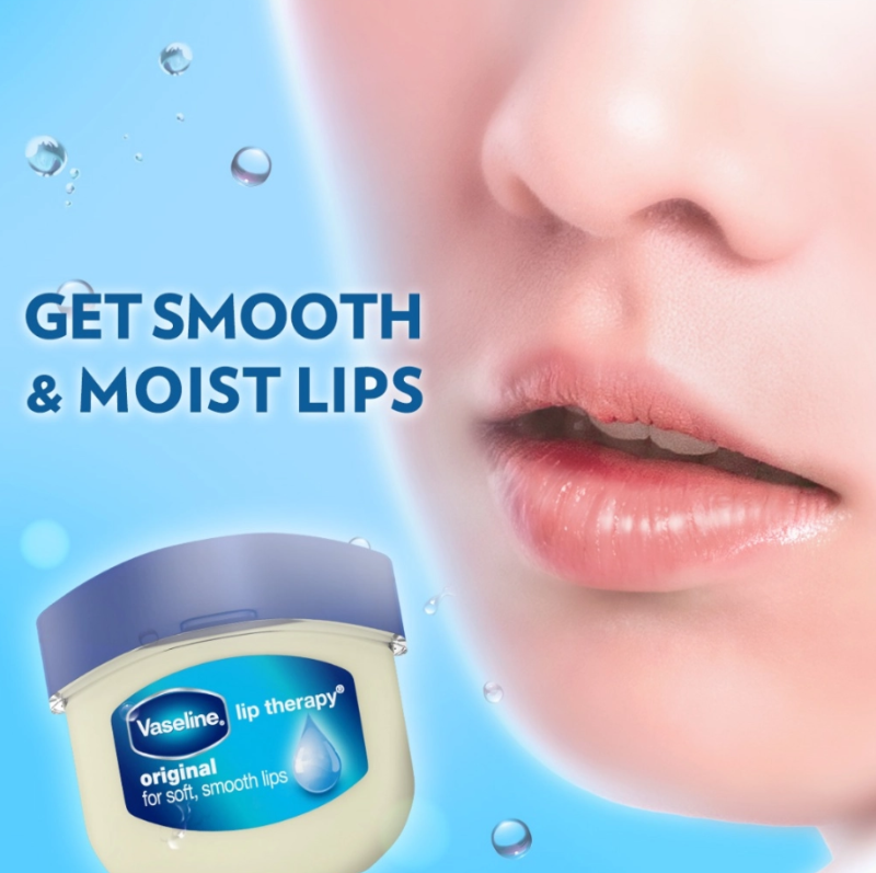 Vaseline Lip Therapy Original Lip Balm Mini with Petroleum Jelly