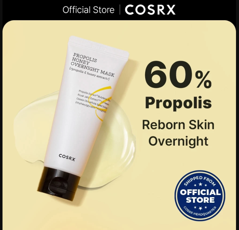 COSRX Full Fit Propolis Honey Overnight Mask 60ml
