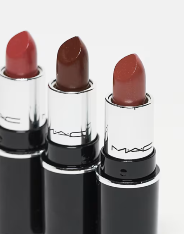 MAC Everyday Luxury Mini Lustreglass Lipstick Trio- Neutral