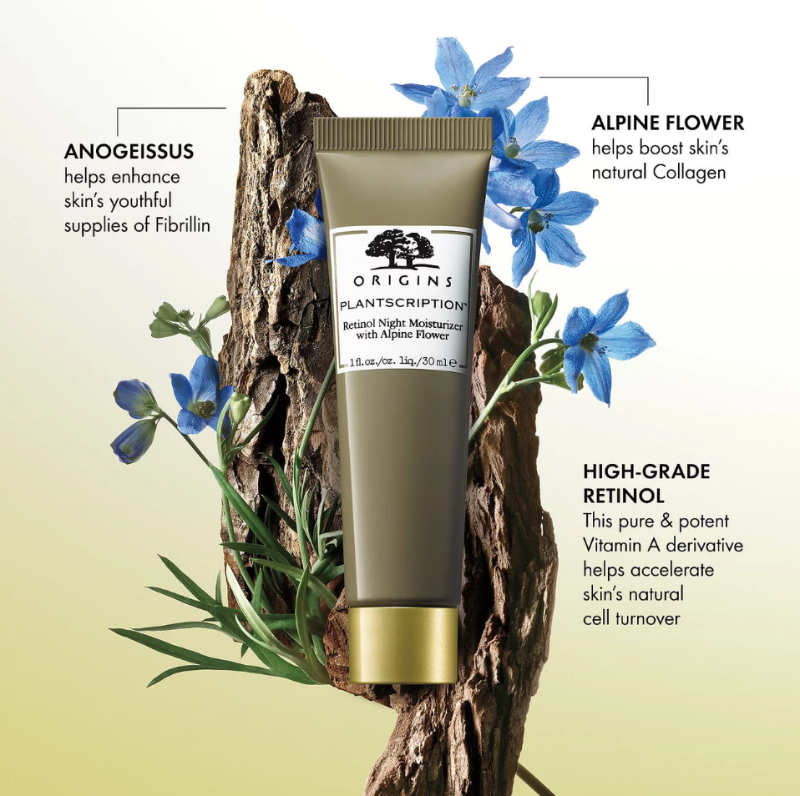 Origins Retinol Night Moisturizer with Alpine Flower