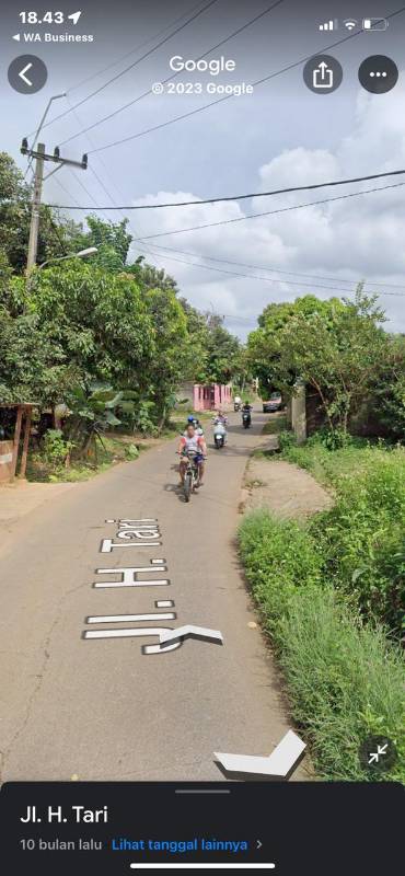 Dijual Tanah - Lokasi Cileungsi