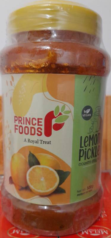 Prince foods lemon Pickle 500gm