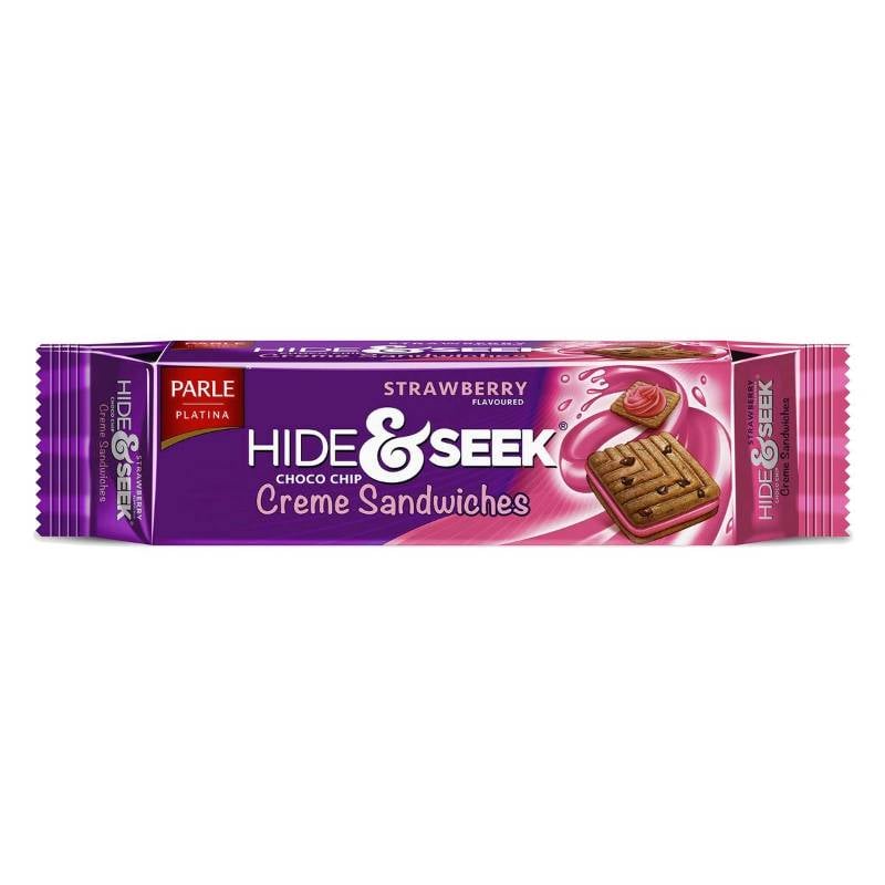 Parle hide and seek FAB! strawberry 112gm