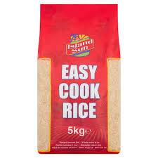 Island sun easy cook Rice 5kg