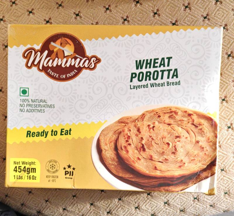 Mammas wheat porotta 454gm