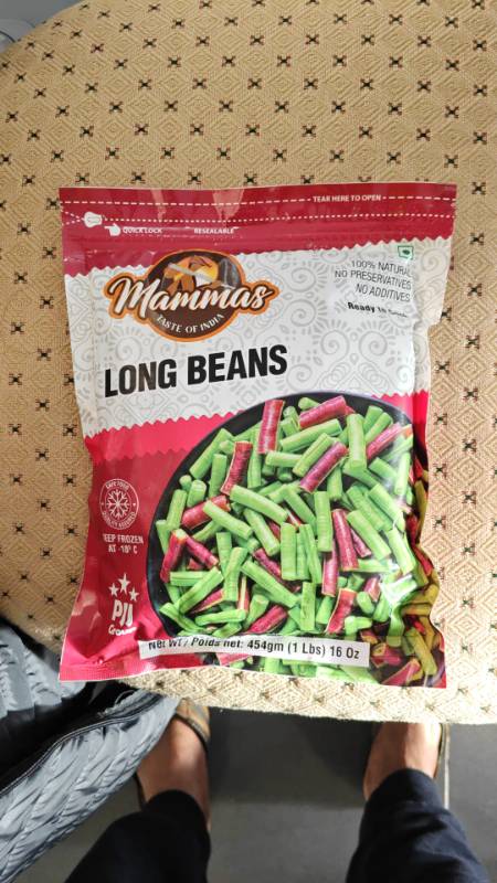 Mammas long Beans 454gm