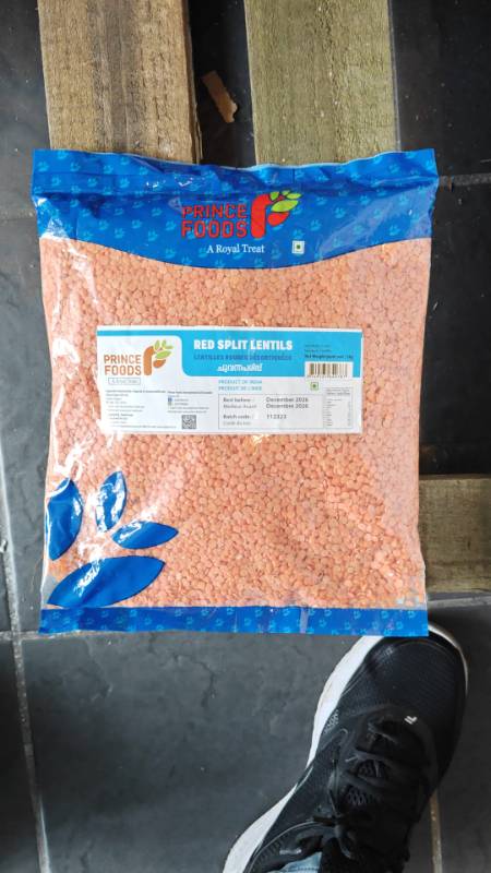 Prince red split lentils 1Kg