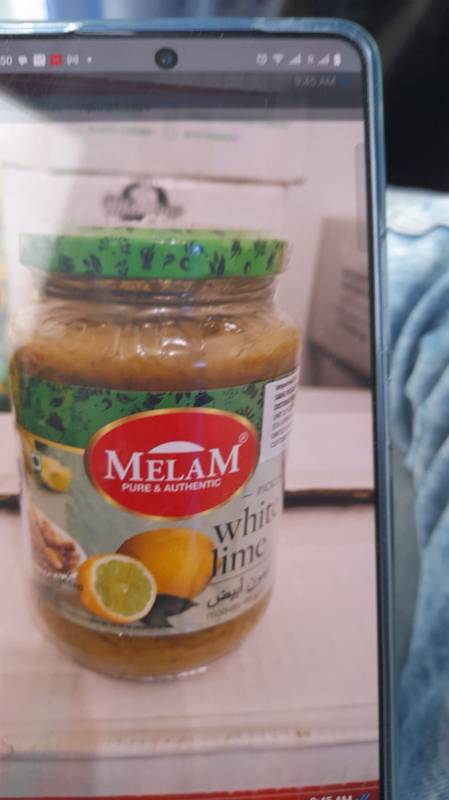 Melam white lime 400gm