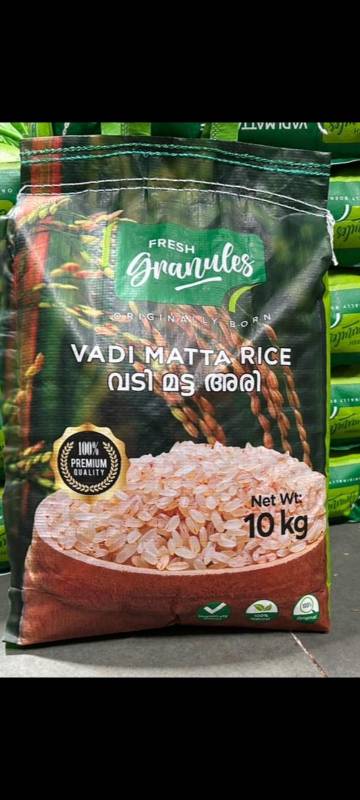 Fresh Granules long grain vadi Matta Rice 10kg