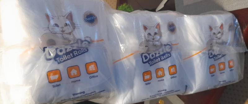 Dazzle toilet rolls