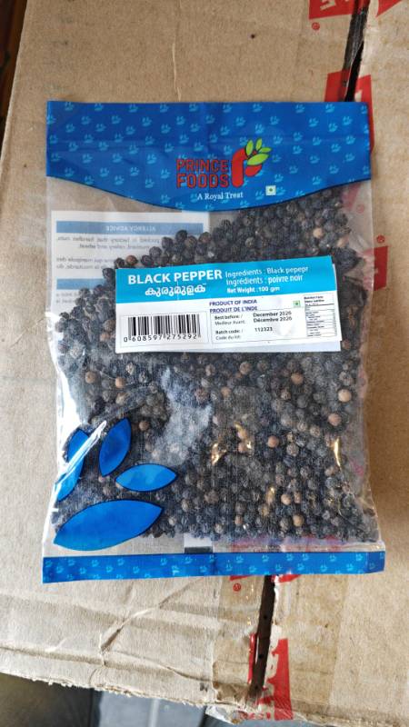 Prince black pepper 100gm