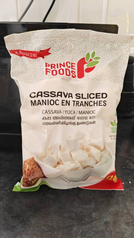 Prince foods cassava sliced 1kg
