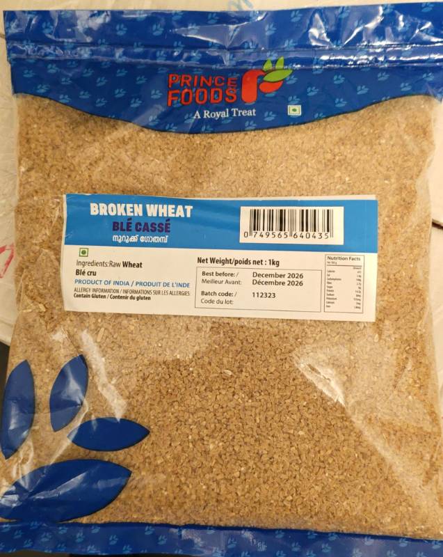 Prince foods broken wheat 1kg