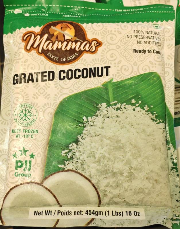 Mammas Grated coconut 454gms
