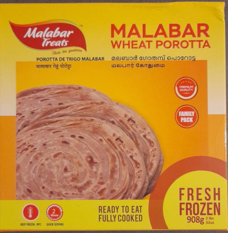 Malabar treats wheat porotta   908gm