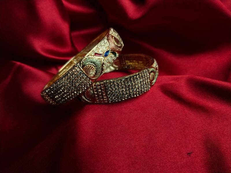 Solena- Set of two meenakari bangles