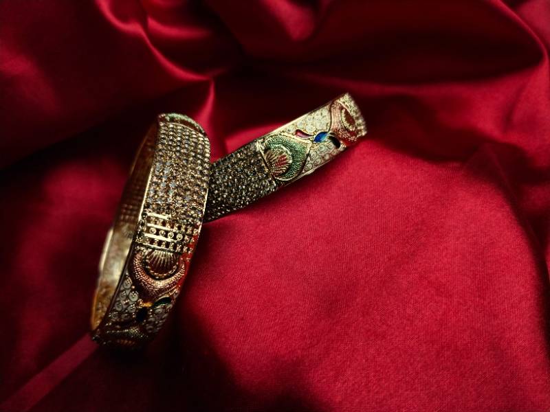 Solena- Set of two meenakari bangles
