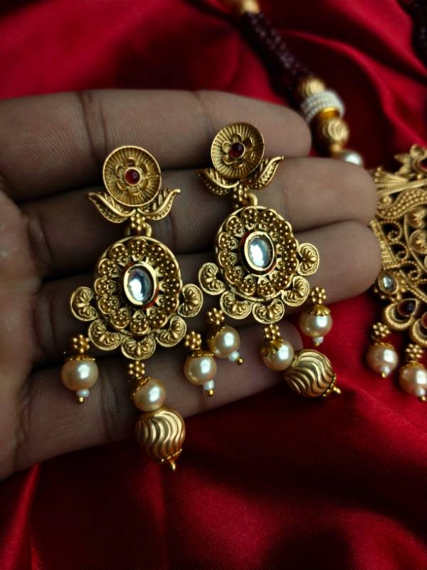 Vyomika- long necklace with earrings