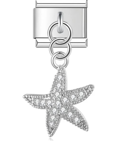 CHARM ESTRELLA PLATEADA