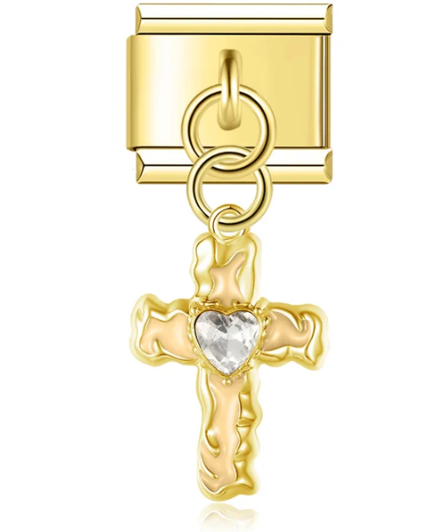 CHARM CRUZ DORADA