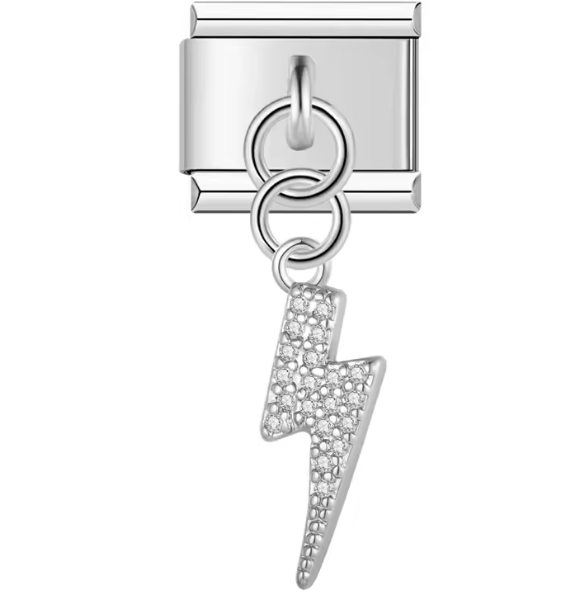 CHARM RAYO PLATEADO