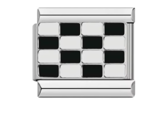 CHARM CUADROS NEGROS Y BLANCOS