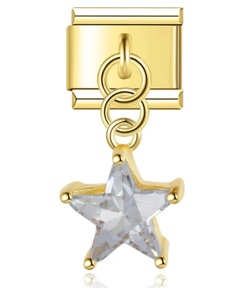 CHARM ESTRELLA CON DIAMANTE